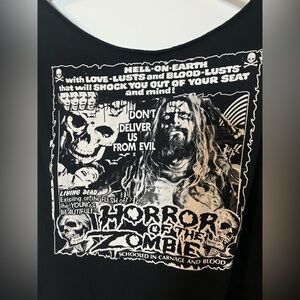 Rob Zombie T-shirt Don't Deliver Us From Evil Horror 2016 2 Side Band Occult VTG